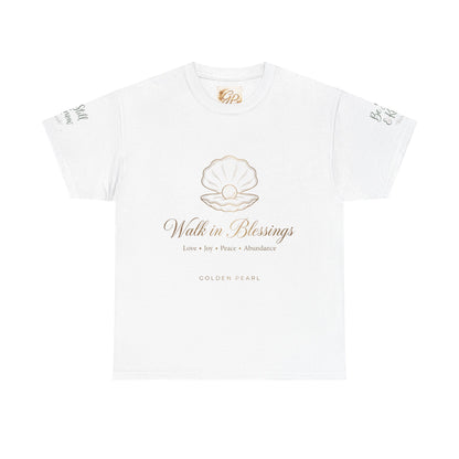Walk in Blessings Tee — Spiritual Lotus Graphic T‑Shirt