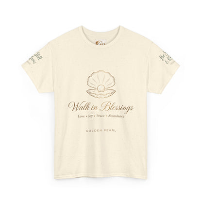 Walk in Blessings Tee — Spiritual Lotus Graphic T‑Shirt