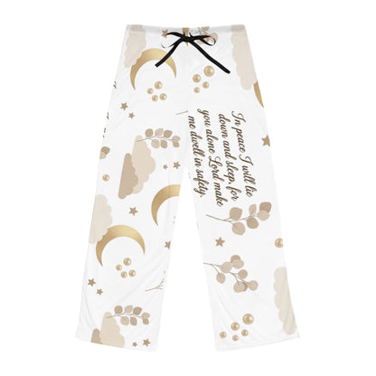 Sleepy Moon Women's Pajama Pants — Cozy Nighttime Loungewear with Sweet Dream Quote