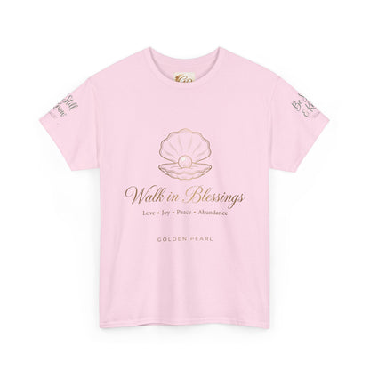 Walk in Blessings Tee — Spiritual Lotus Graphic T‑Shirt