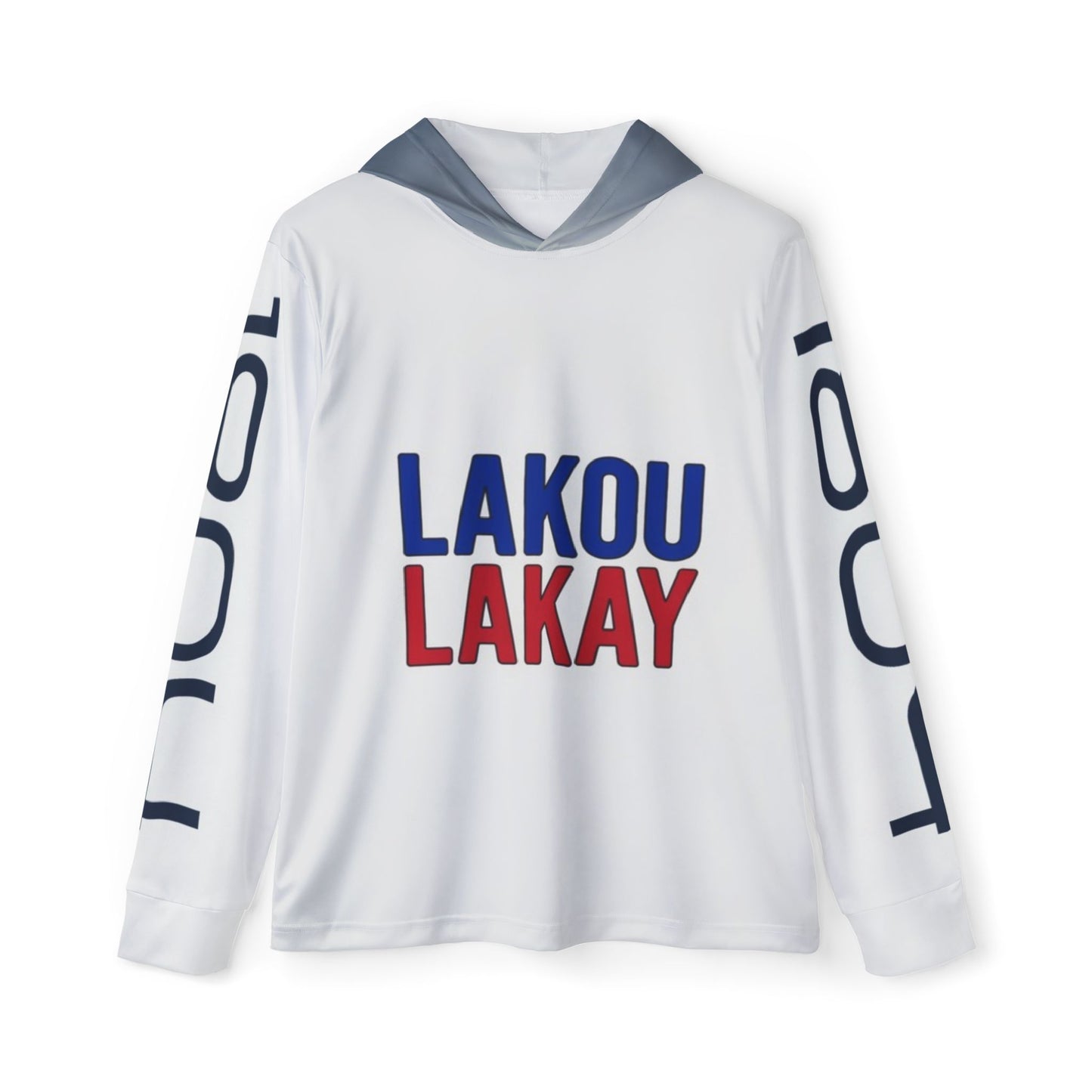 Warmup Hoodie - “LAKOU LAKAY” Haitian Pride Athletic Pullover