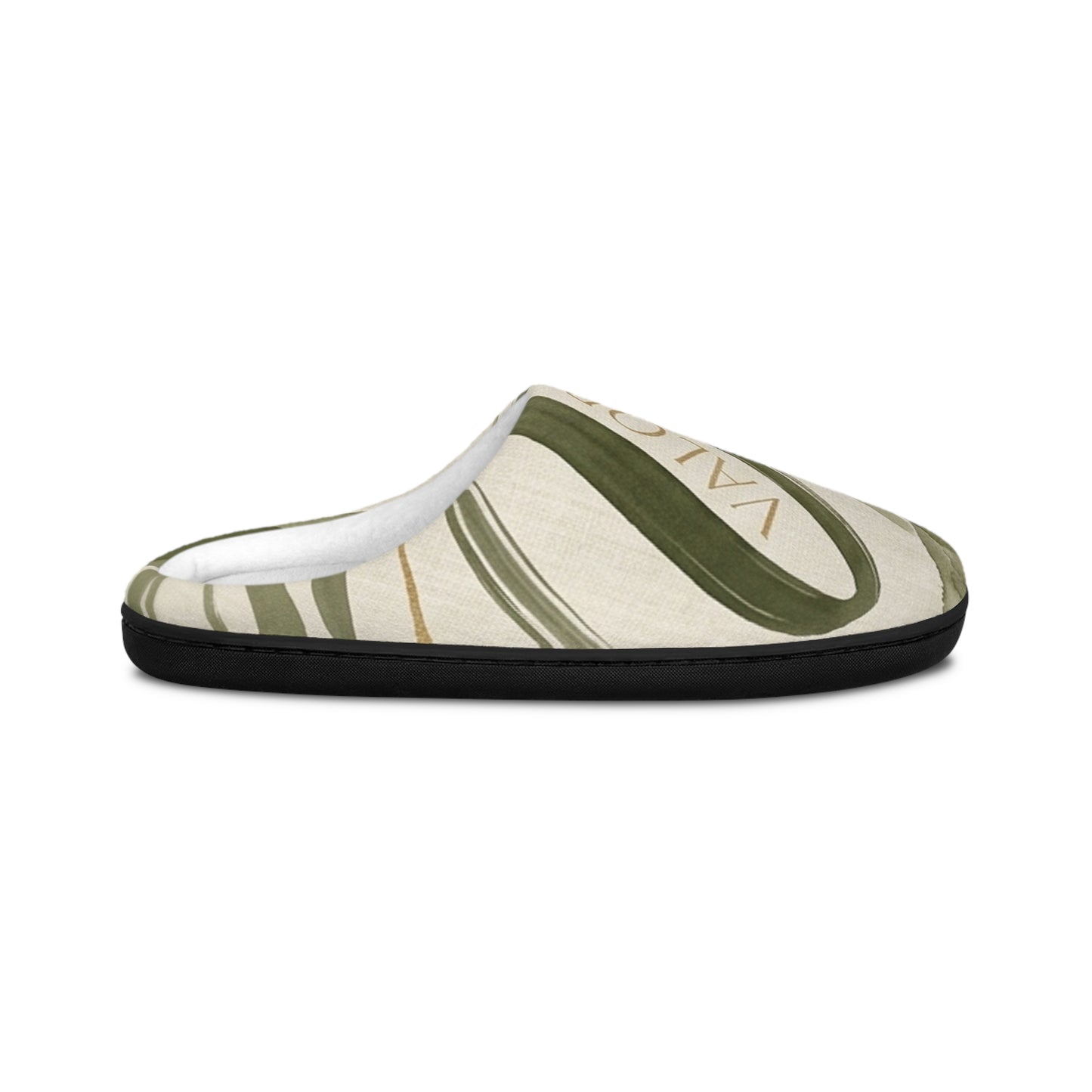 Men's Indoor Slippers — Olive Green Camo Comfort Slide
