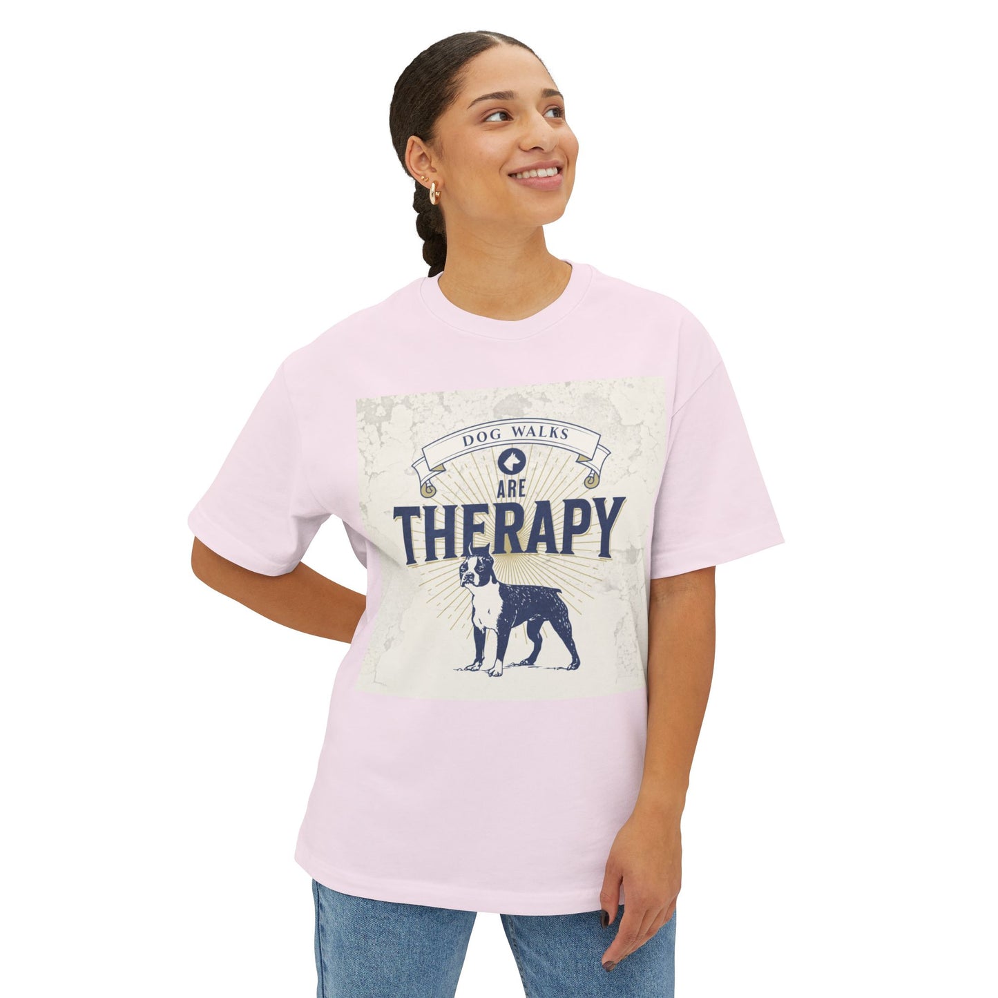 Oversized Tee - Dog Walk Therapy Design
