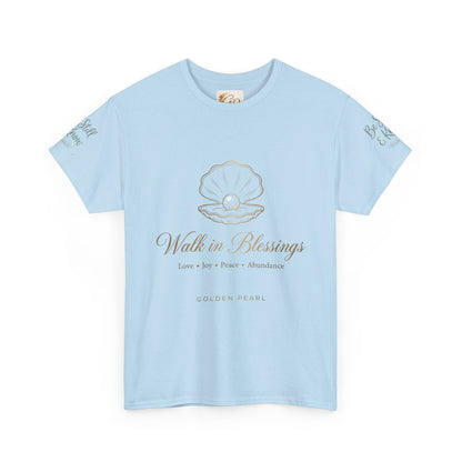 Walk in Blessings Tee — Spiritual Lotus Graphic T‑Shirt