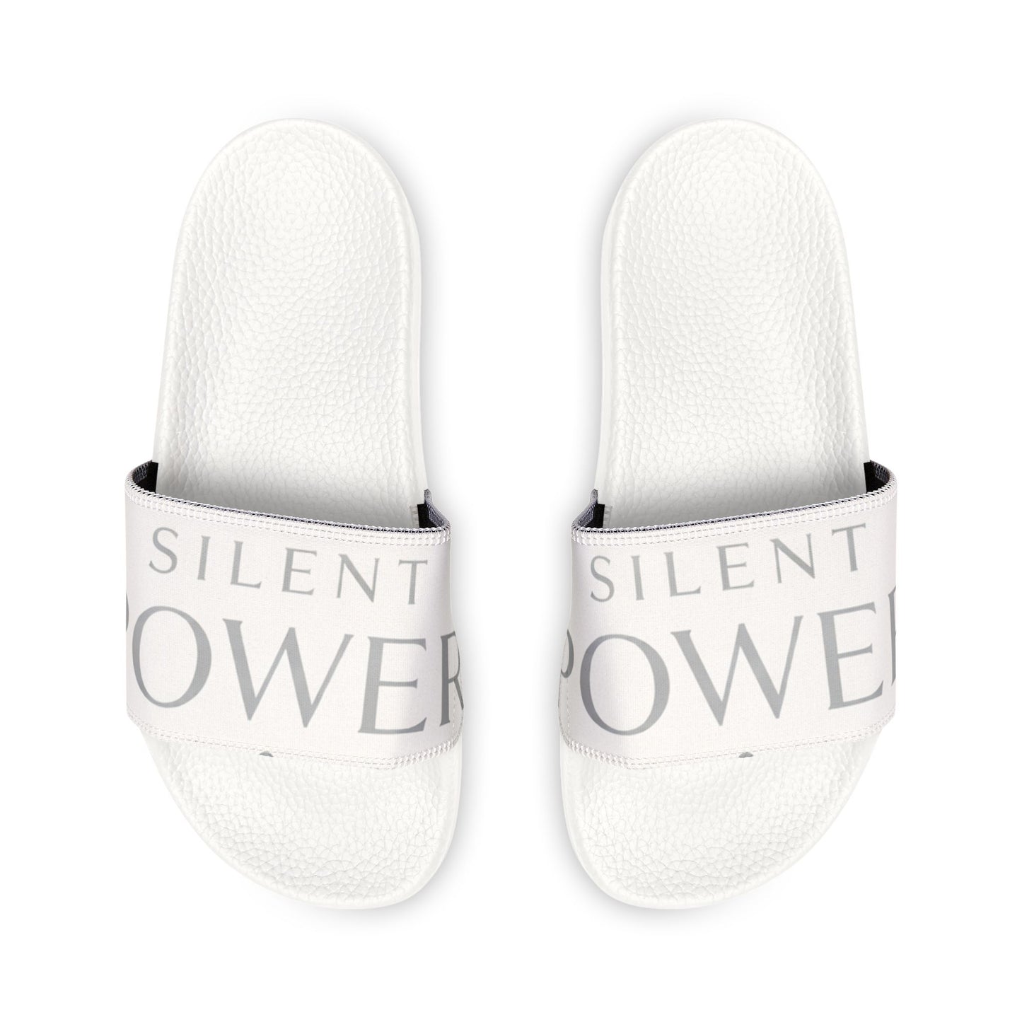 Men's Removable‑Strap Slide Sandals — Customizable Comfort Slides with Bold Text Strap