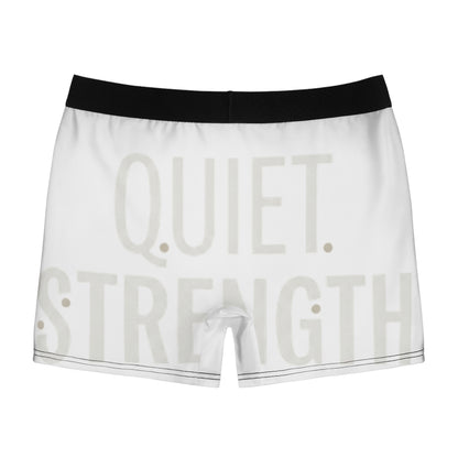 Quiet Strength Boxer Briefs — Men's Comfort Briefs with Laurel Emblem