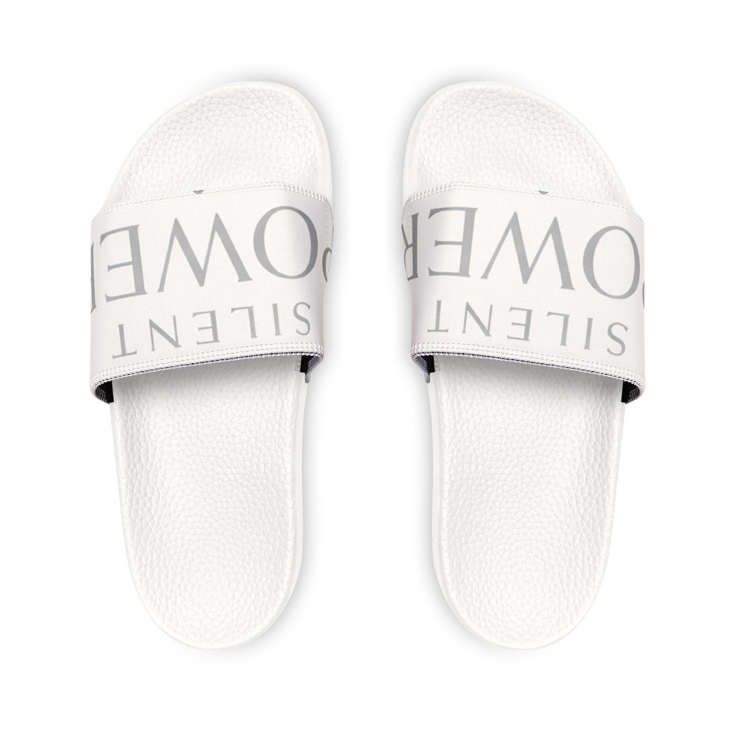 Men's Removable‑Strap Slide Sandals — Customizable Comfort Slides with Bold Text Strap