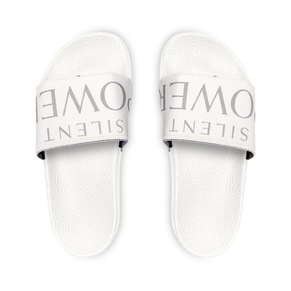 Men's Removable‑Strap Slide Sandals — Customizable Comfort Slides with Bold Text Strap