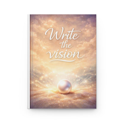 Write the Vision Hardcover Journal — Inspirational Guided Notebook ("Write the vision")
