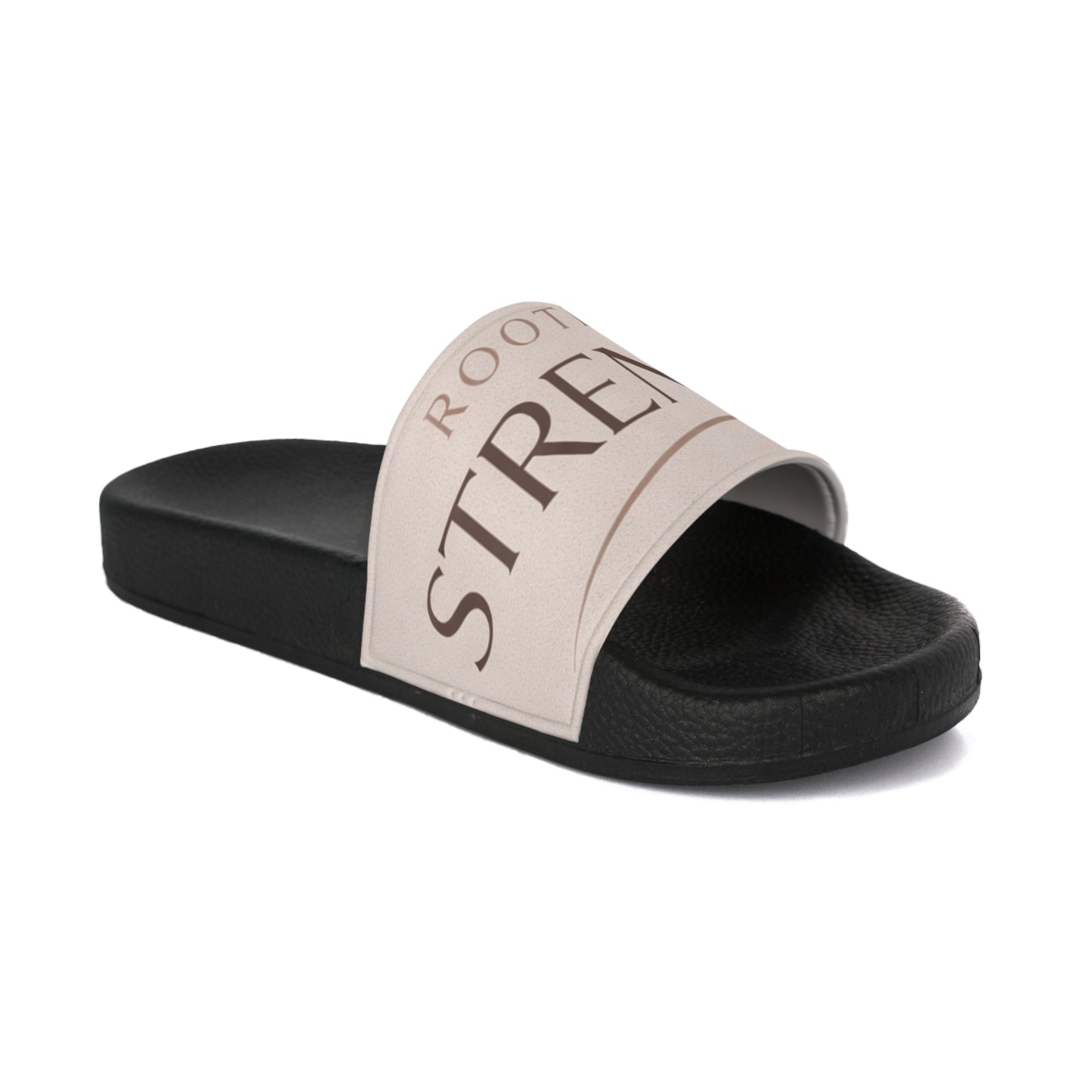 Strength Slide Sandals — "Rooted in Strength" Men's Pool Slides