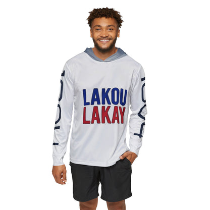 Warmup Hoodie - “LAKOU LAKAY” Haitian Pride Athletic Pullover
