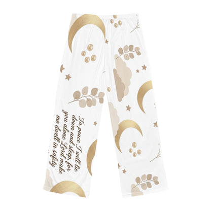 Sleepy Moon Women's Pajama Pants — Cozy Nighttime Loungewear with Sweet Dream Quote