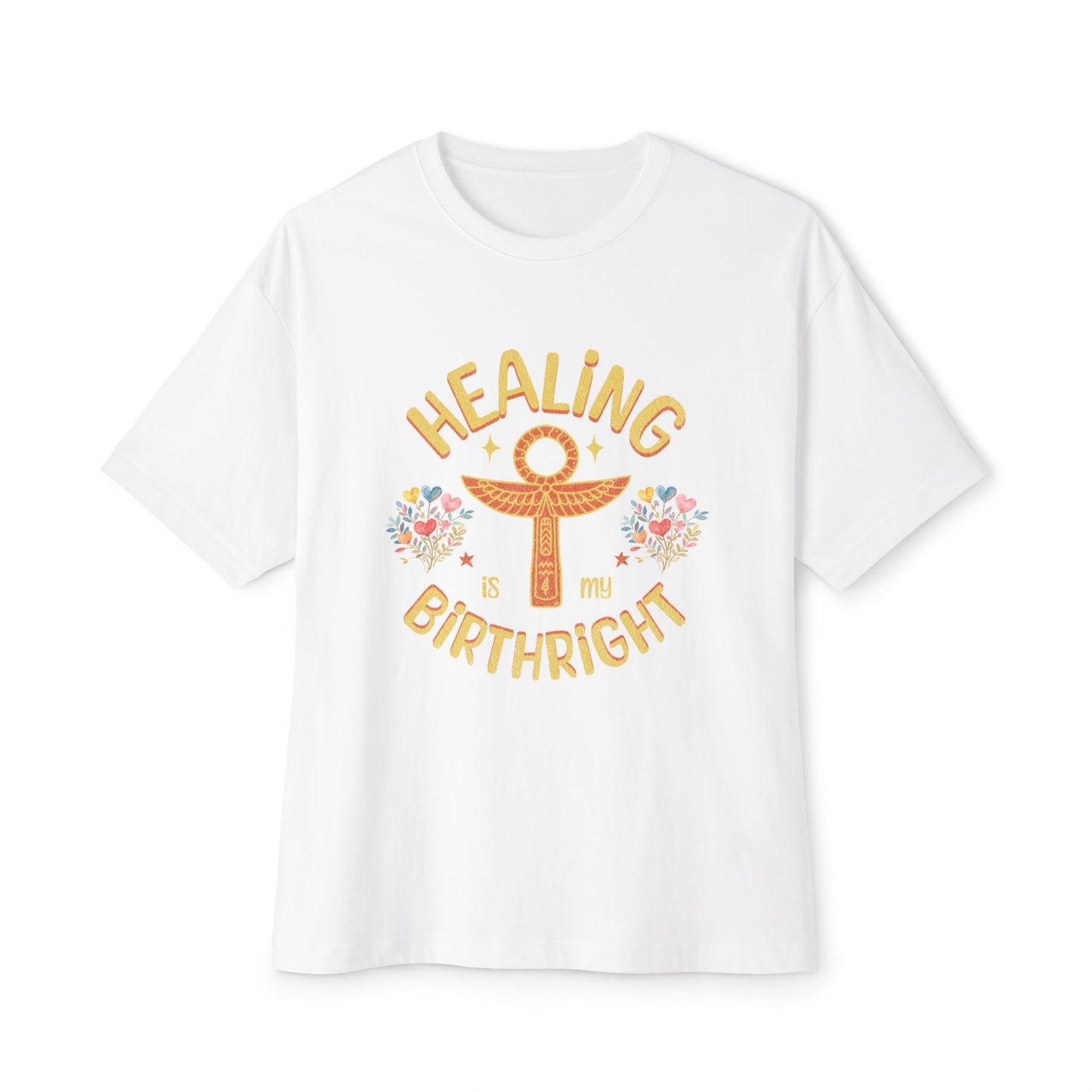 Oversized Tee - Healing is my Birthright - Unisex