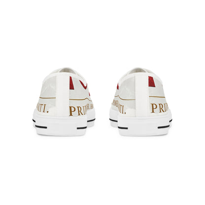 Haiti Pride Power Men's Low Top Sneakers