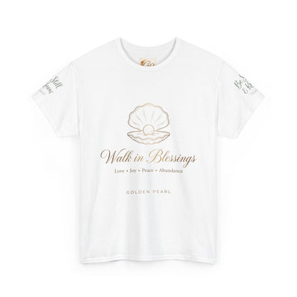 Walk in Blessings Tee — Spiritual Lotus Graphic T‑Shirt