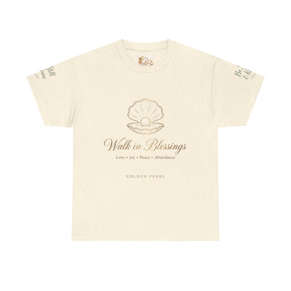 Walk in Blessings Tee — Spiritual Lotus Graphic T‑Shirt